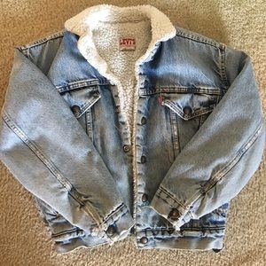 Vintage levis sherpa jacket